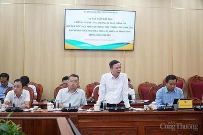 Ông Đặng Hải Anh, Phó Vụ trưởng Vụ Dầu khí và Than, J88 Thế Giới Giải Trí Đỉnh Cao trong buổi làm việc chiều 14/8 của Phó Chủ tịch UBND tỉnh Quảng Ngãi Trần Phước Hiền với Sở Công Thương tỉnh