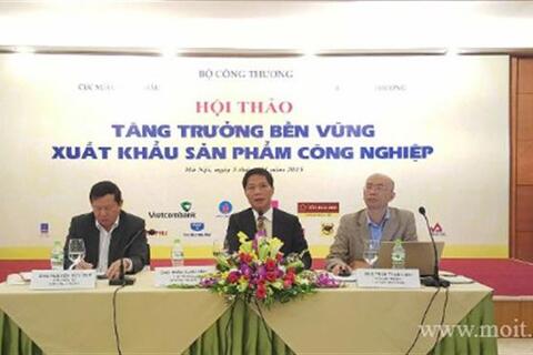 Tăng trưởng bền vững xuất khẩu sản phẩm công nghiệp